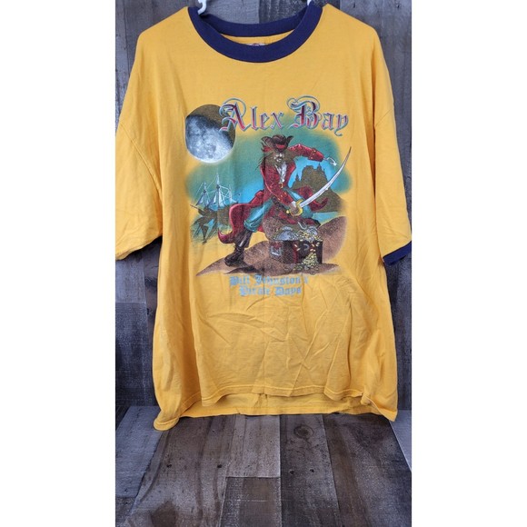 Alex Bay Pirate Days Adult Tee Bill Johnstons Size XL - Picture 4 of 7